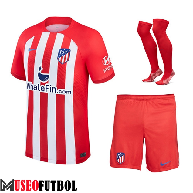 Camisetas Futbol Atletico Madrid Primera (Cortos + Calcetines) 2023/2024