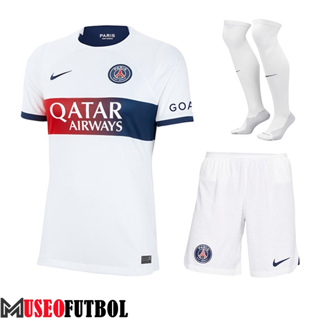 Camisetas Futbol Paris PSG Segunda (Cortos + Calcetines) 2023/2024