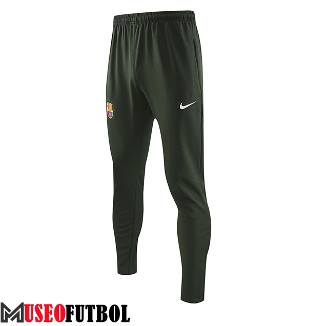 Pantalon Entrenamiento FC Barcelona Verde 2023/2024 -02