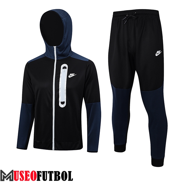 Chaqueta Con Capucha Chandal Rompevientos Chaqueta Nike Negro 2023/2024