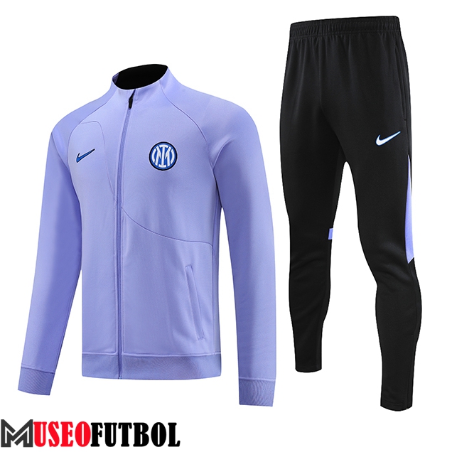 Chandal Equipos De Futbol - Chaqueta Inter Milan Violeta 2023/2024