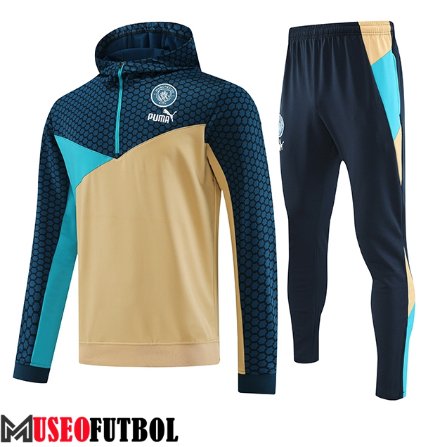 Chaqueta Con Capucha Chandal Manchester City Marrón 2023/2024