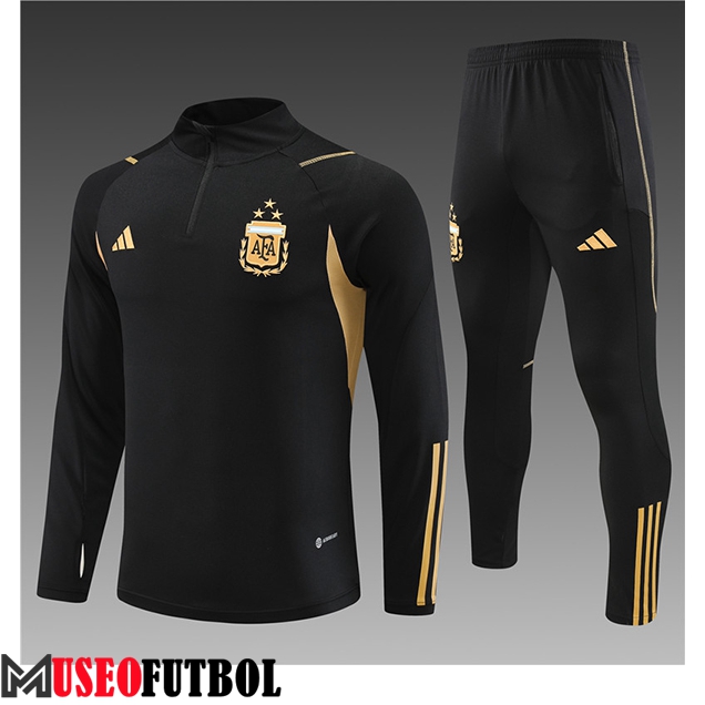 Chandal Equipos De Futbol Argentina Ninos Negro 2023/2024