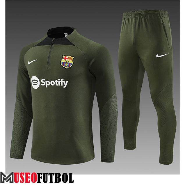 Chandal Equipos De Futbol FC Barcelona Ninos Verde 2023/2024 -04