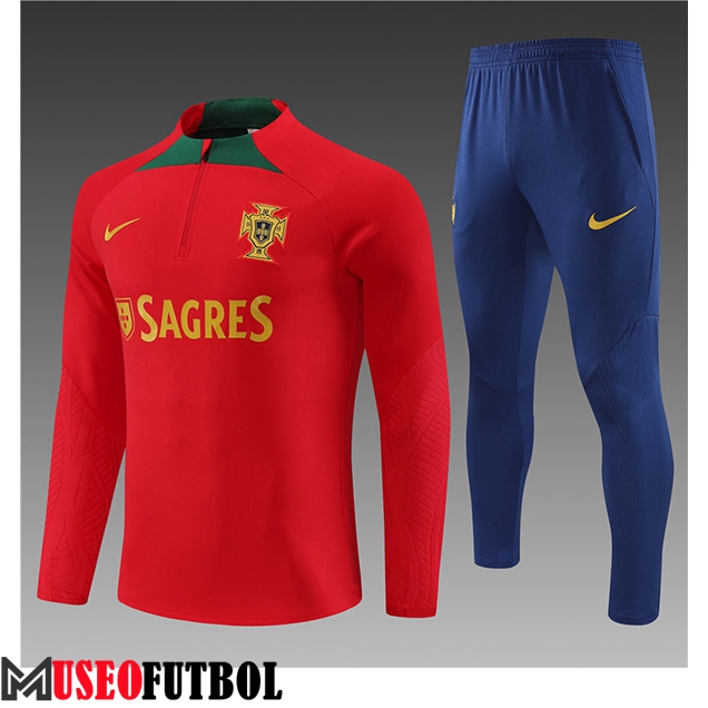 Chandal Equipos De Futbol Portugal Ninos Rojo 2023/2024