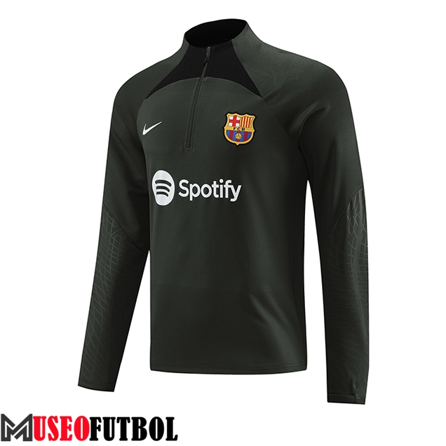 Sudadera De Entrenamiento FC Barcelona Verde 2023/2024 -02