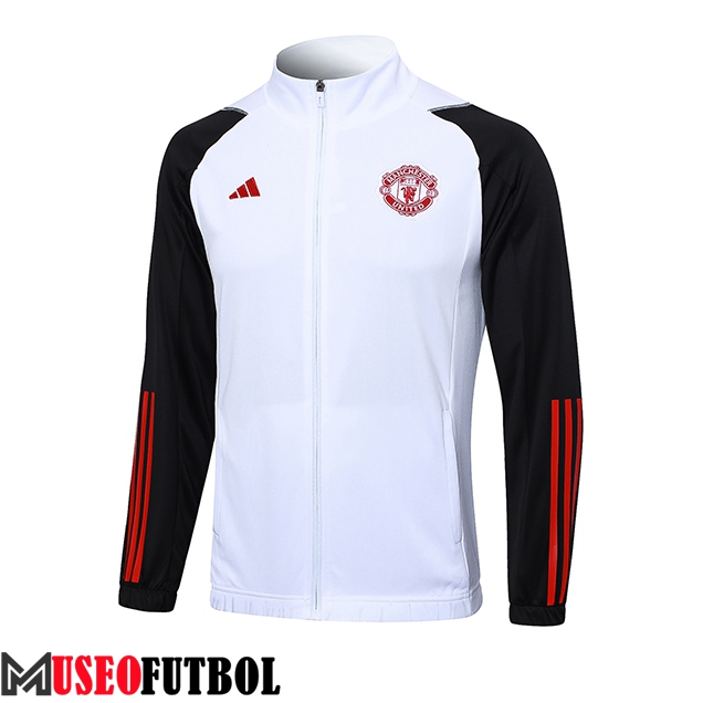 Chaquetas Futbol Manchester United Blanco 2023/2024