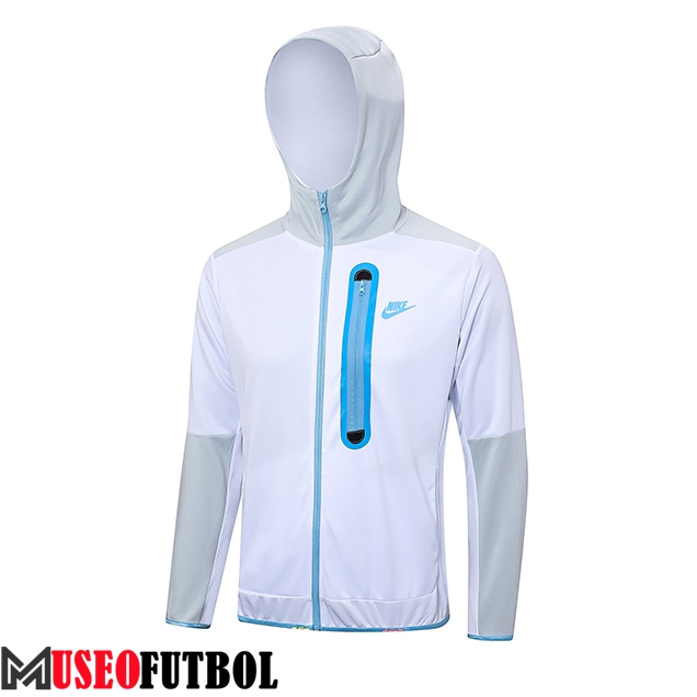 Chaqueta Con Capucha Nike Blanco 2023/2024 -02