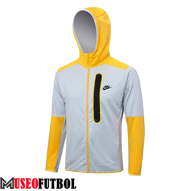 Chaqueta Con Capucha Nike Gris Claro 2023/2024