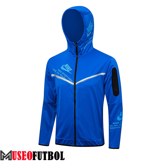 Chaqueta Con Capucha Nike Azul 2023/2024