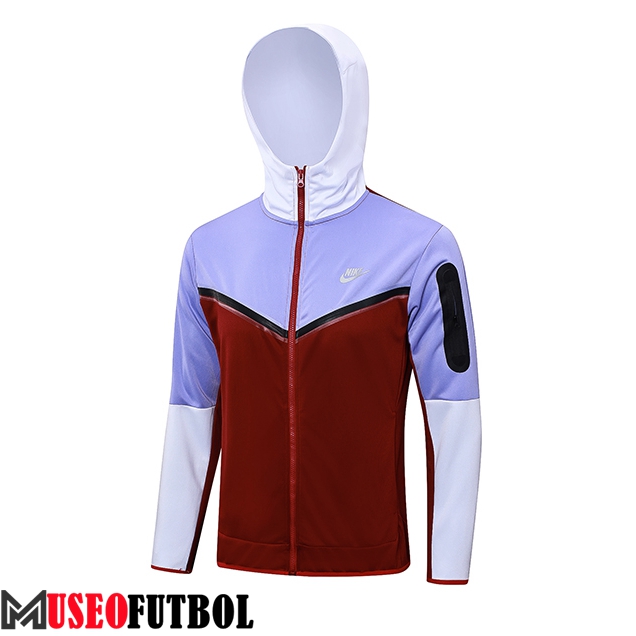 Chaqueta Con Capucha Nike Rojo/Violeta 2023/2024 -02