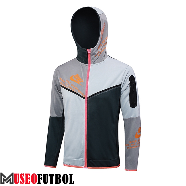 Chaqueta Con Capucha Nike Negro/Gris 2023/2024