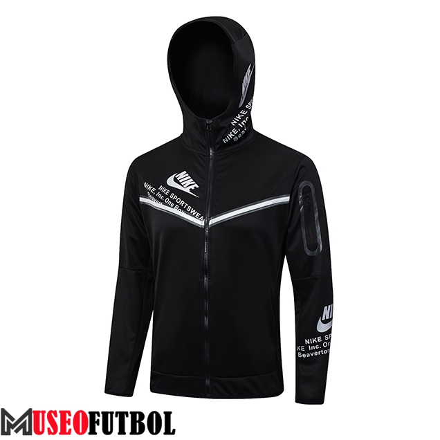 Chaqueta Con Capucha Nike Negro 2023/2024 -02