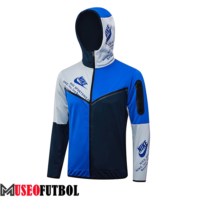 Chaqueta Con Capucha Nike Azul 2023/2024 -02