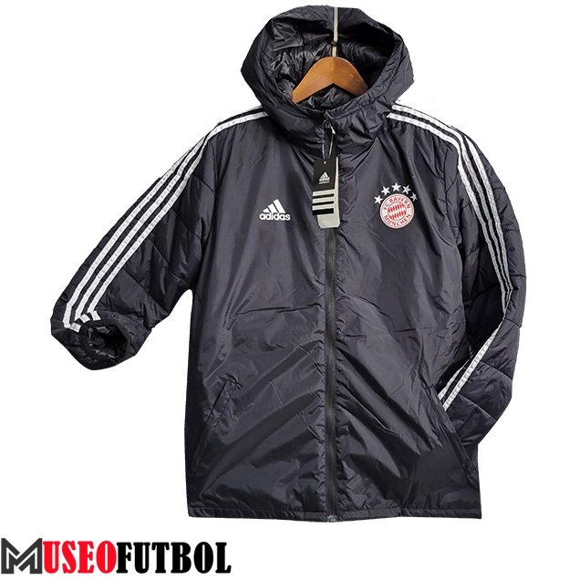 Chaqueta Con Capucha Bayern Munich Negro 2023/2024 -02