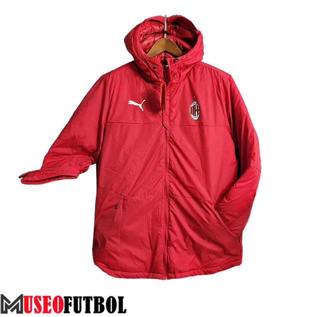 Chaqueta Con Capucha AC Milan Rojo 2023/2024