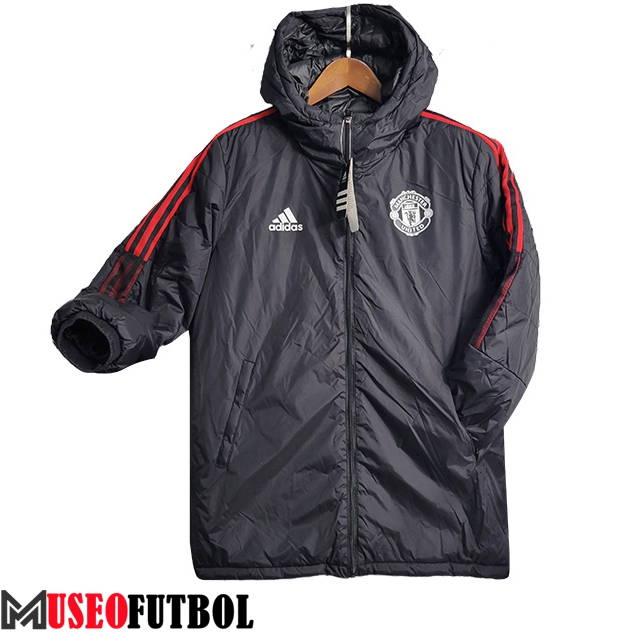 Chaqueta Con Capucha Manchester United Negro 2023/2024