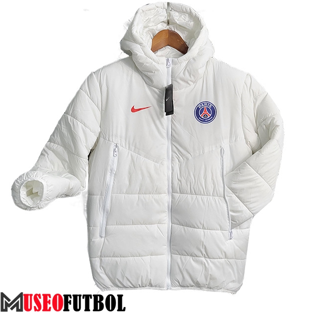 Chaqueta Con Capucha Paris PSG Blanco 2023/2024