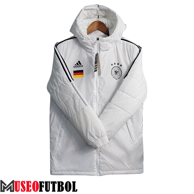 Chaqueta Con Capucha Alemania Blanco 2023/2024