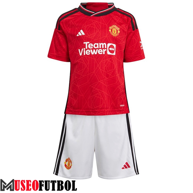 Camisetas De Futbol Manchester United Ninos Primera 2023/2024