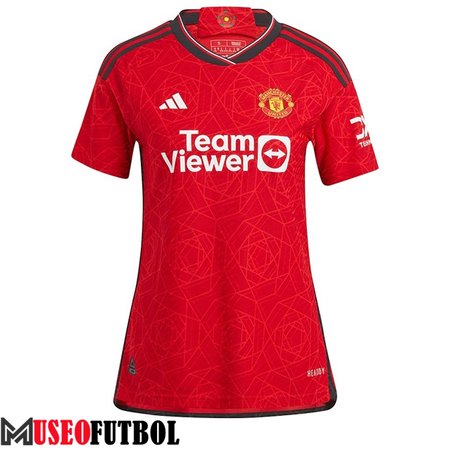 Camisetas De Futbol Manchester United Mujer Primera 2023/2024