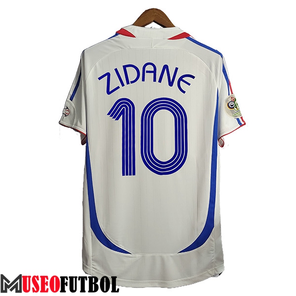 Camisetas De Futbol Francia Retro 10#ZIDANE Segunda 2006