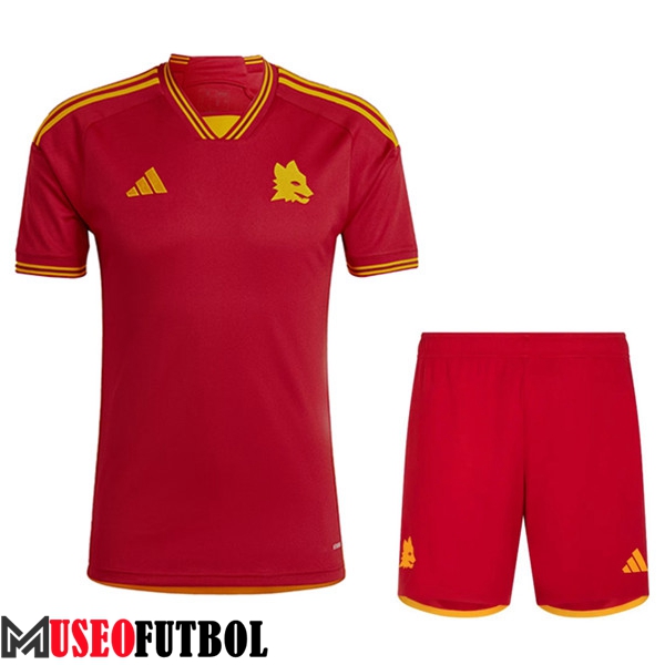 Camisetas Futbol AS Roma Primera + Cortos 2023/2024