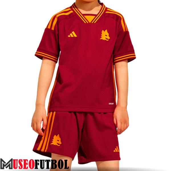 Nueva Camisetas De Futbol AS Roma Ninos Primera 2023/2024