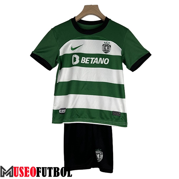 Camisetas De Futbol Sporting Ninos Primera 2023/2024