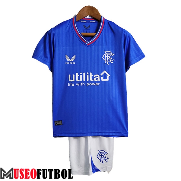 Camisetas De Futbol Rangers FC Ninos Primera 2023/2024