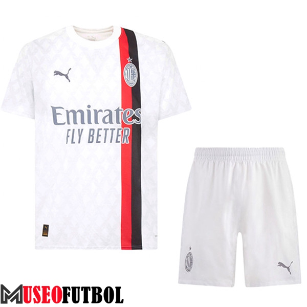 Camisetas Futbol AC Milan Segunda + Cortos 2023/2024