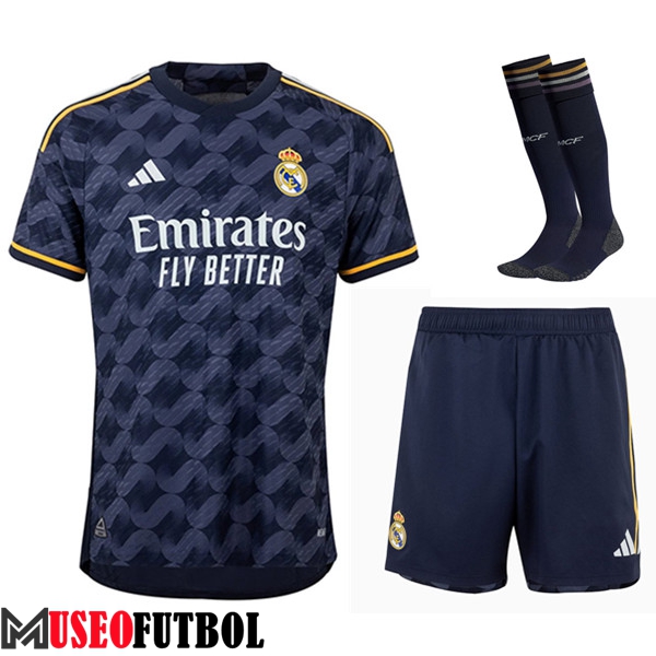 Camisetas Futbol Real Madrid Segunda (Cortos + Calcetines) 2023/2024