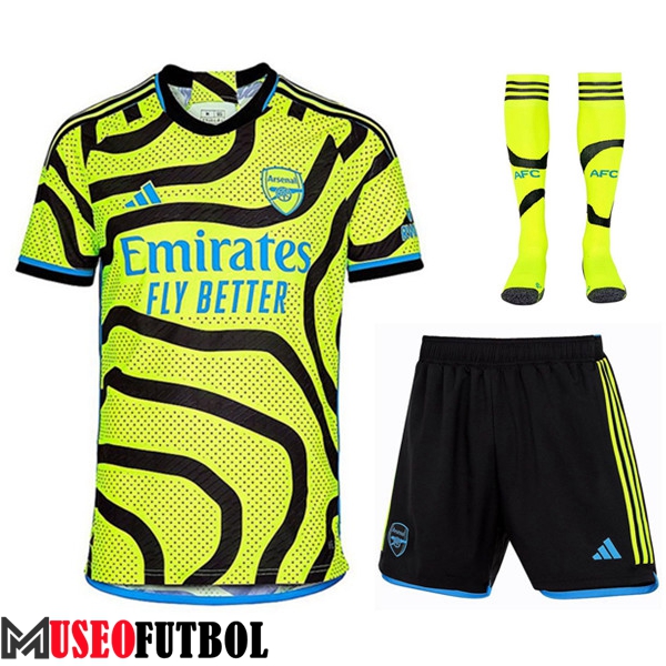 Camisetas Futbol Arsenal Segunda (Cortos + Calcetines) 2023/2024