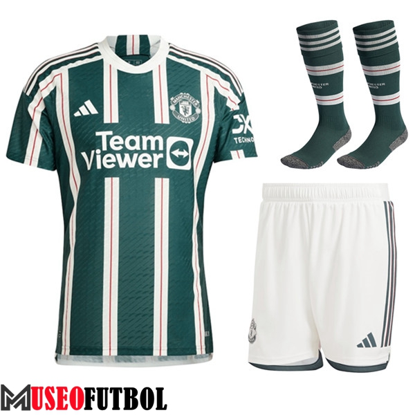 Camisetas Futbol Manchester United Segunda (Cortos + Calcetines) 2023/2024