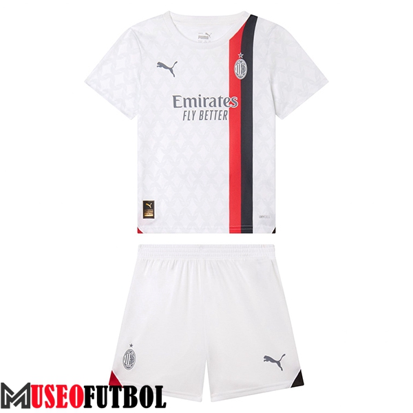 Camisetas De Futbol AC Milan Ninos Segunda 2023/2024