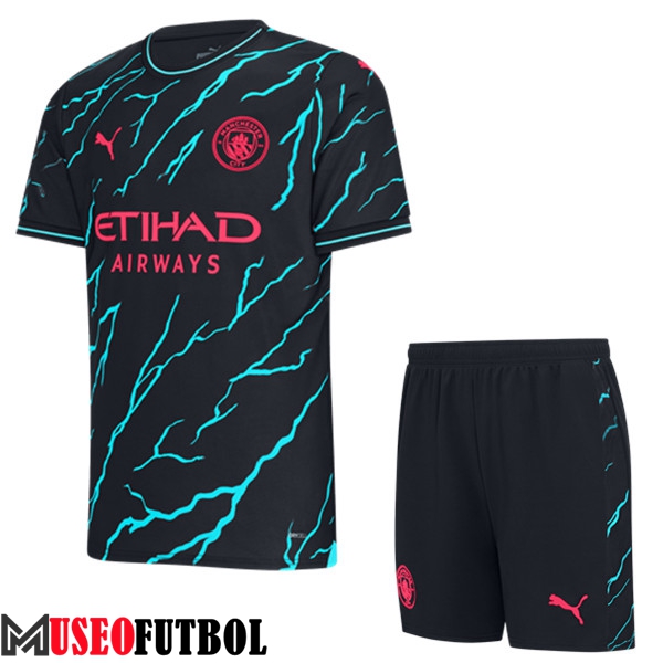 Camisetas De Futbol Manchester City Ninos Tercera 2023/2024