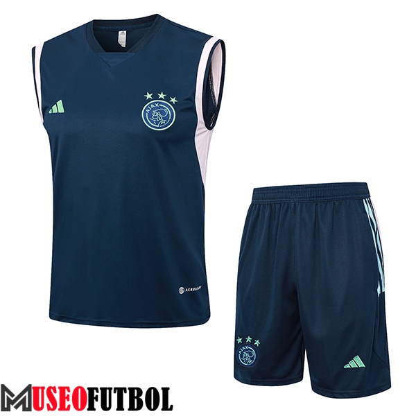 Camiseta Entrenamiento sin mangas + Cortos Ajax Amarillo 2023/2024