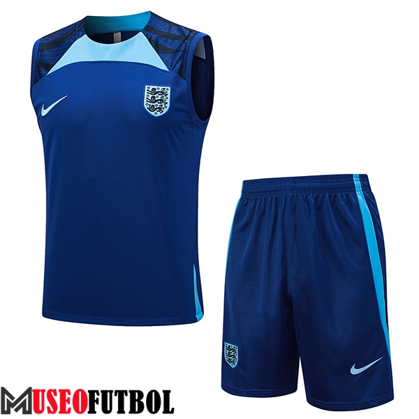 Camiseta Entrenamiento sin mangas + Cortos Inglaterra Azul 2023/2024