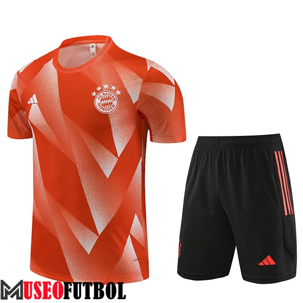 Camiseta Entrenamiento + Cortos Bayern Munich Naranja 2023/2024