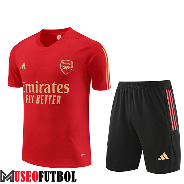 Camiseta Entrenamiento + Cortos FC Arsenal Rojo 2023/2024 -03