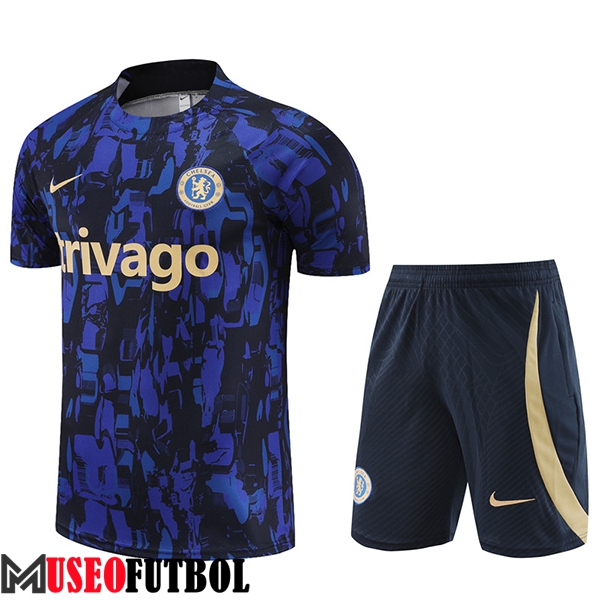 Camiseta Entrenamiento + Cortos FC Chelsea Azul marino 2023/2024