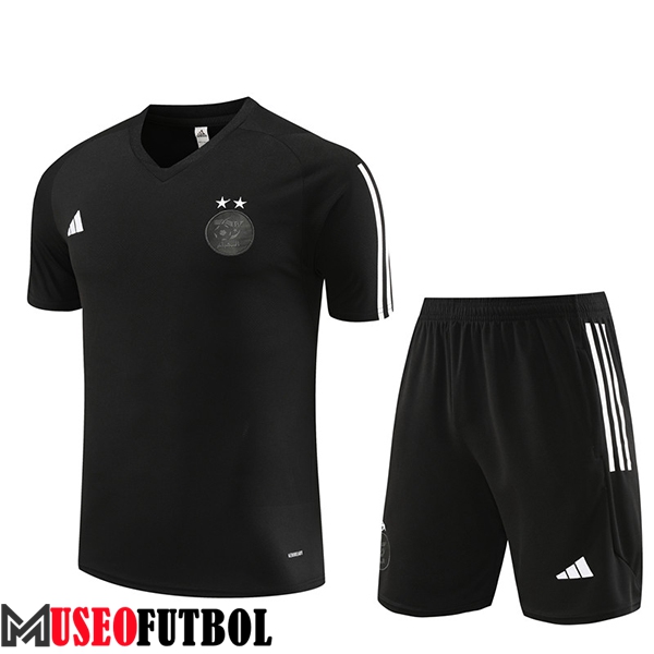 Camiseta Entrenamiento + Cortos Argelia Negro 2023/2024 -02