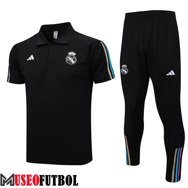 Camiseta Polo Real Madrid Negro 2023/2024