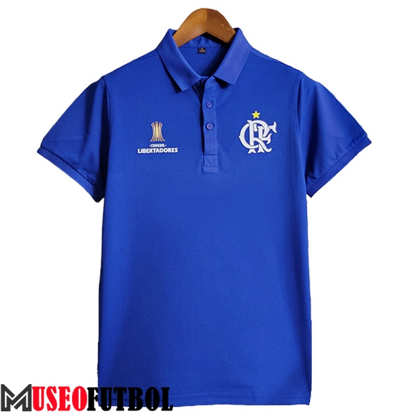 Camiseta Polo Flamengo Azul 2023/2024