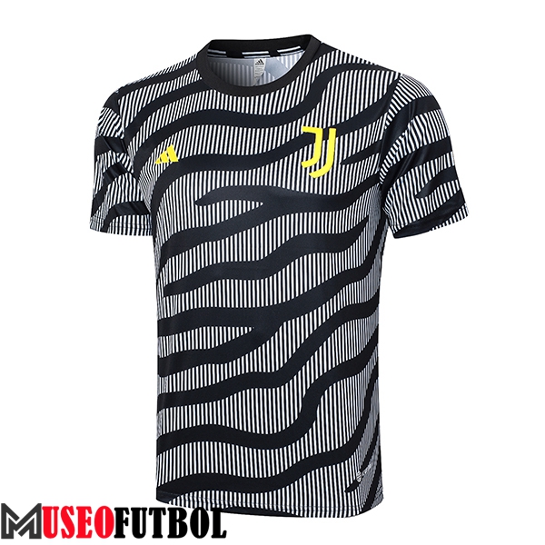 Camiseta Entrenamiento Juventus Negro/Gris 2023/2024 -02