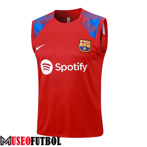 Chalecos De Futbol FC Barcelona Rojo 2023/2024 -02