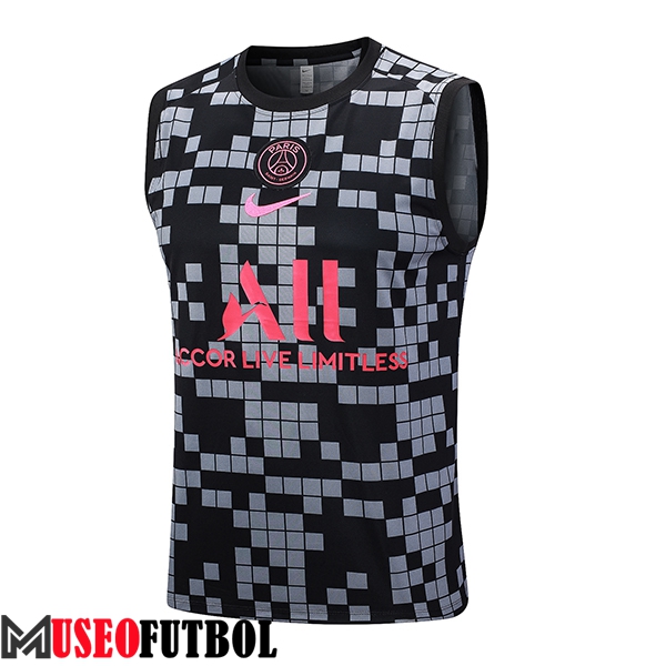 Chalecos De Futbol FC Barcelona Negro/Gris 2023/2024