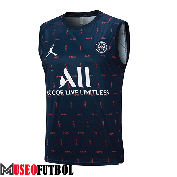 Chalecos De Futbol PSG Azul marino 2023/2024 -03