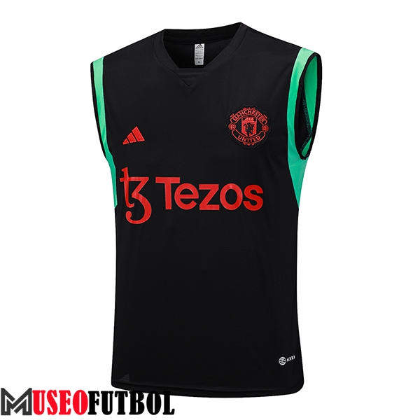 Chalecos De Futbol Manchester United Negro 2023/2024 -05