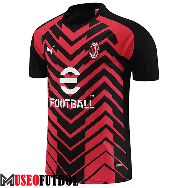 Camiseta Entrenamiento AC Milan Rojo/Negro 2023/2024